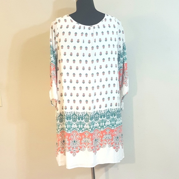 Easel Boho Tunic Dress - Picture 4 of 7